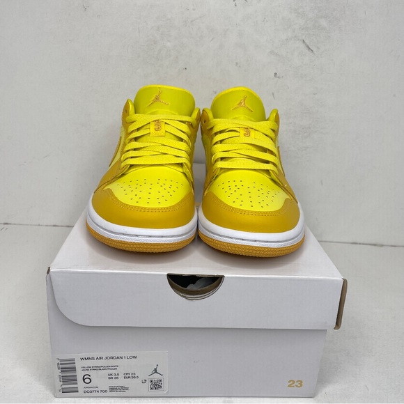 Nike Air Jordan 1 Retro Low WMNS “Yellow Strike” 2022 - Picture 2 of 4